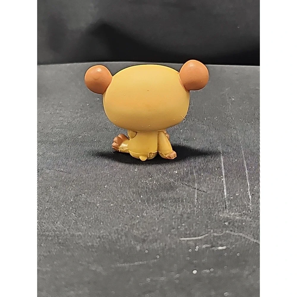 Littlest Pet Shop LPS Bear 814 Brown Honey Hungriest Blue Moon Eyes Toys Collect